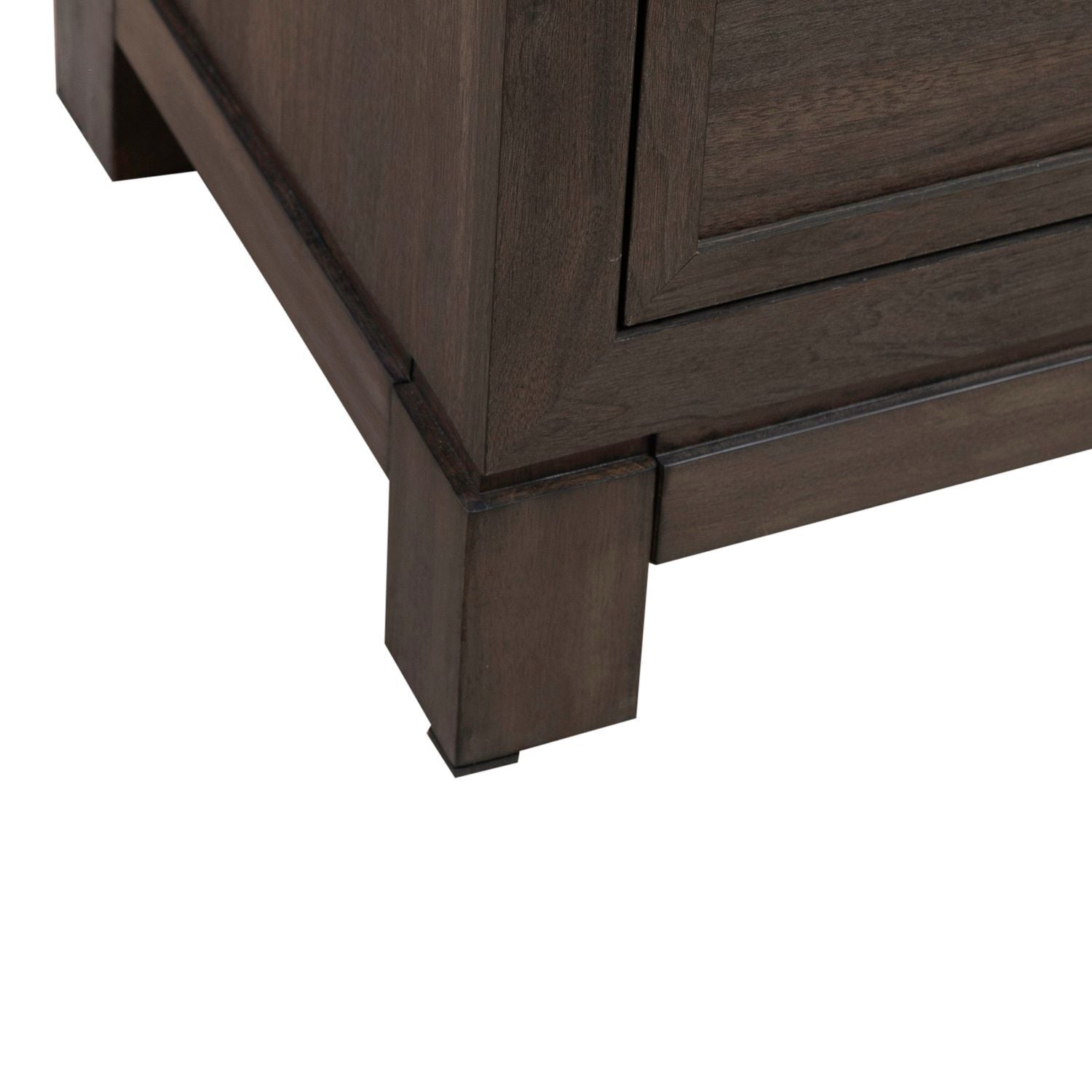 Modern Edge - Nightstand With Charging Station - Brown - Hornell Furniture Outlet