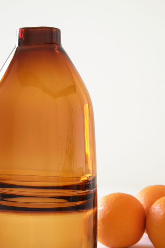 Lemmitt - Amber - Vase - Hornell Furniture Outlet