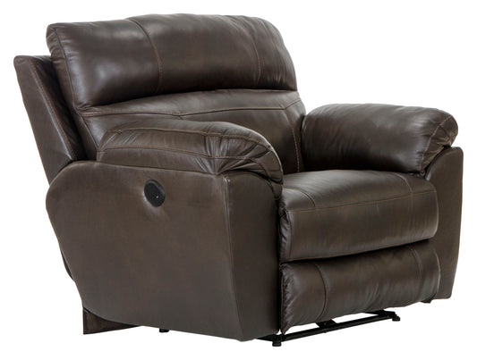 Costa - Power Lay Flat Recliner - Hornell Furniture Outlet