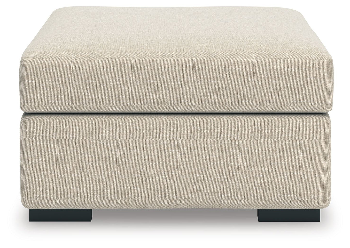 LadyMae - Twill - Oversized Accent Ottoman - Hornell Furniture Outlet