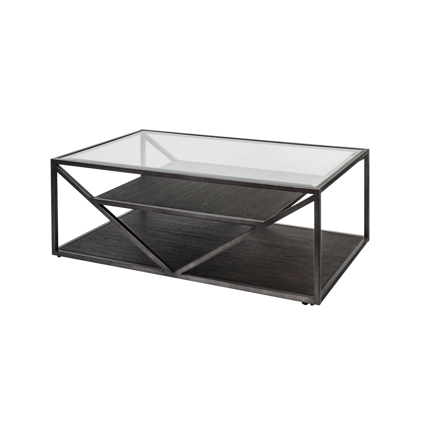 Arista - Rectangular Cocktail Table - Dark Gray - Hornell Furniture Outlet
