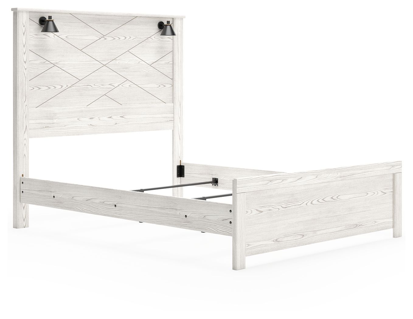 Gerridan - Panel Bed With Sconces - Hornell Furniture Outlet