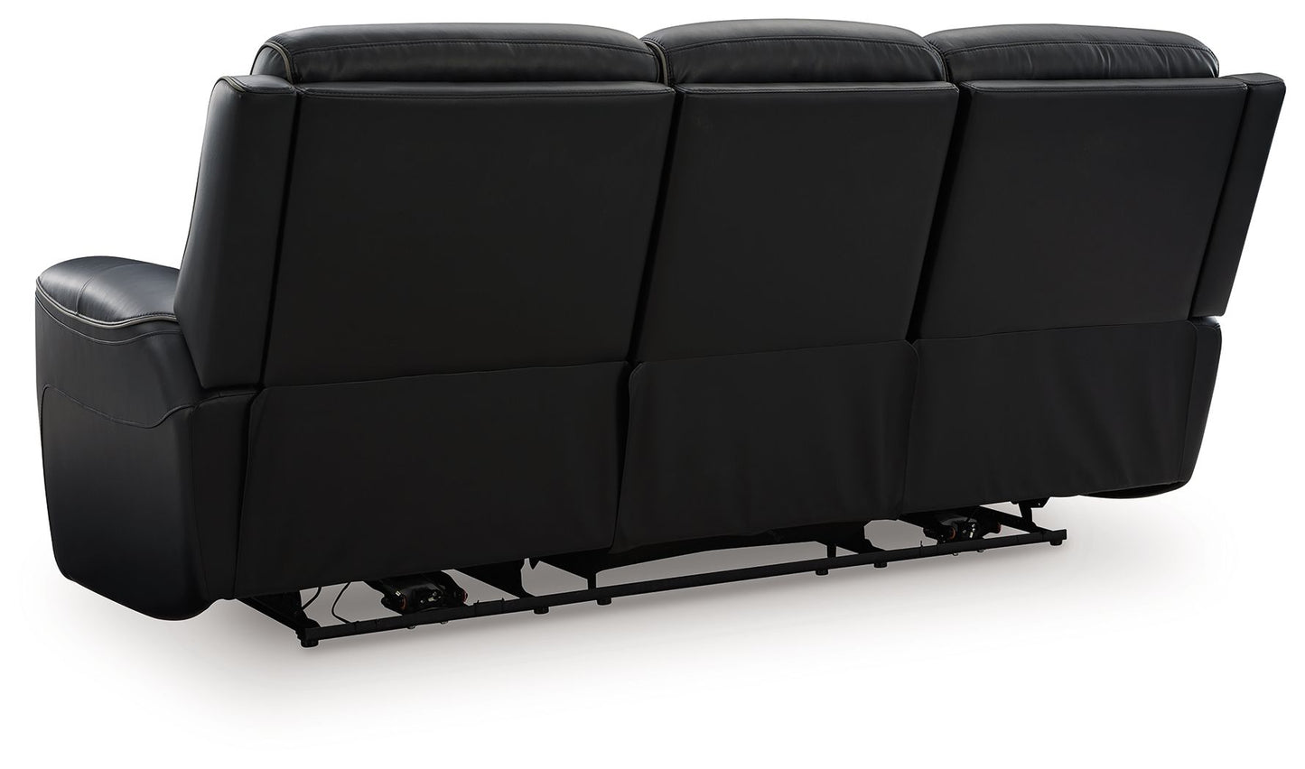 5Z - Comfort - Relaxation - Power Reclining Sofa With Adj Headrest - Hornell Furniture Outlet