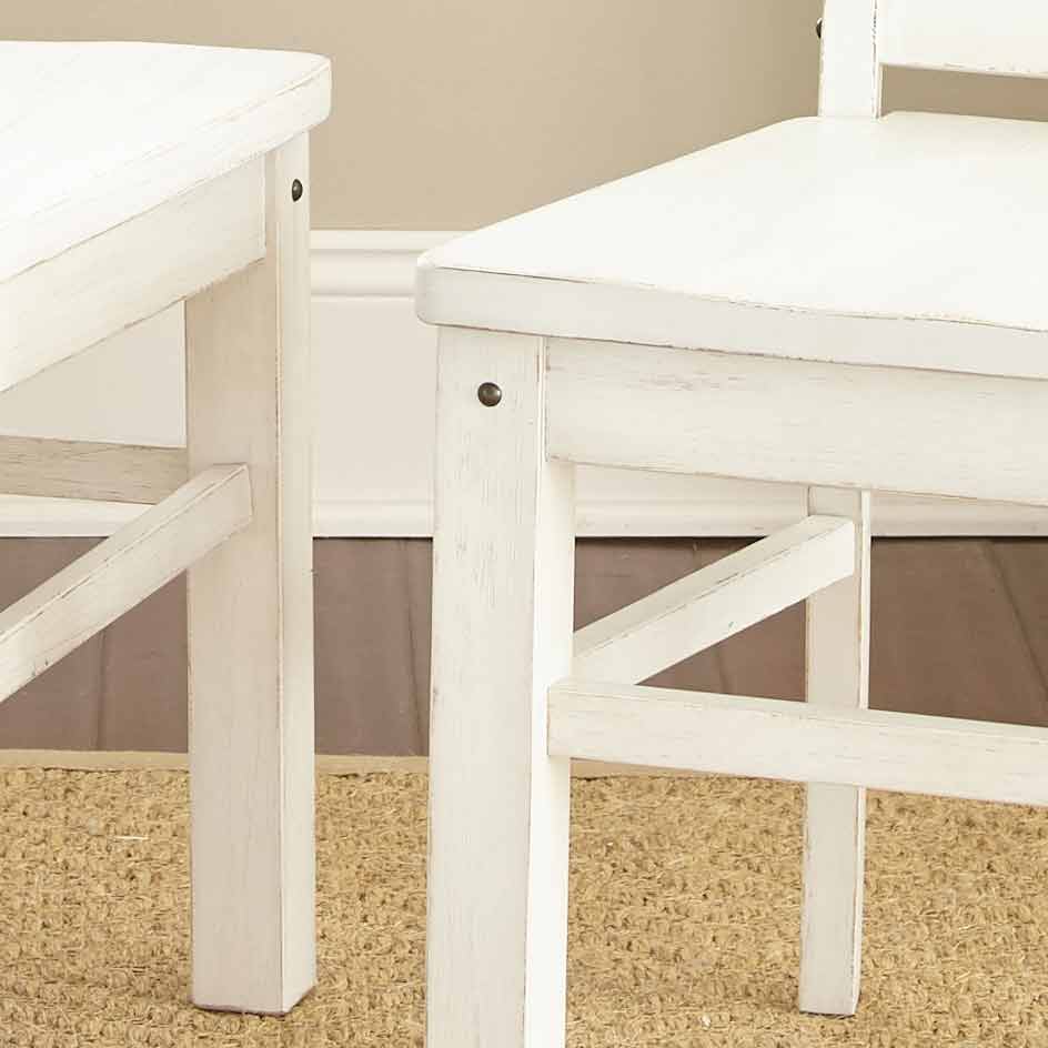 Cayla - Dining Set - Two - Tone - Hornell Furniture Outlet