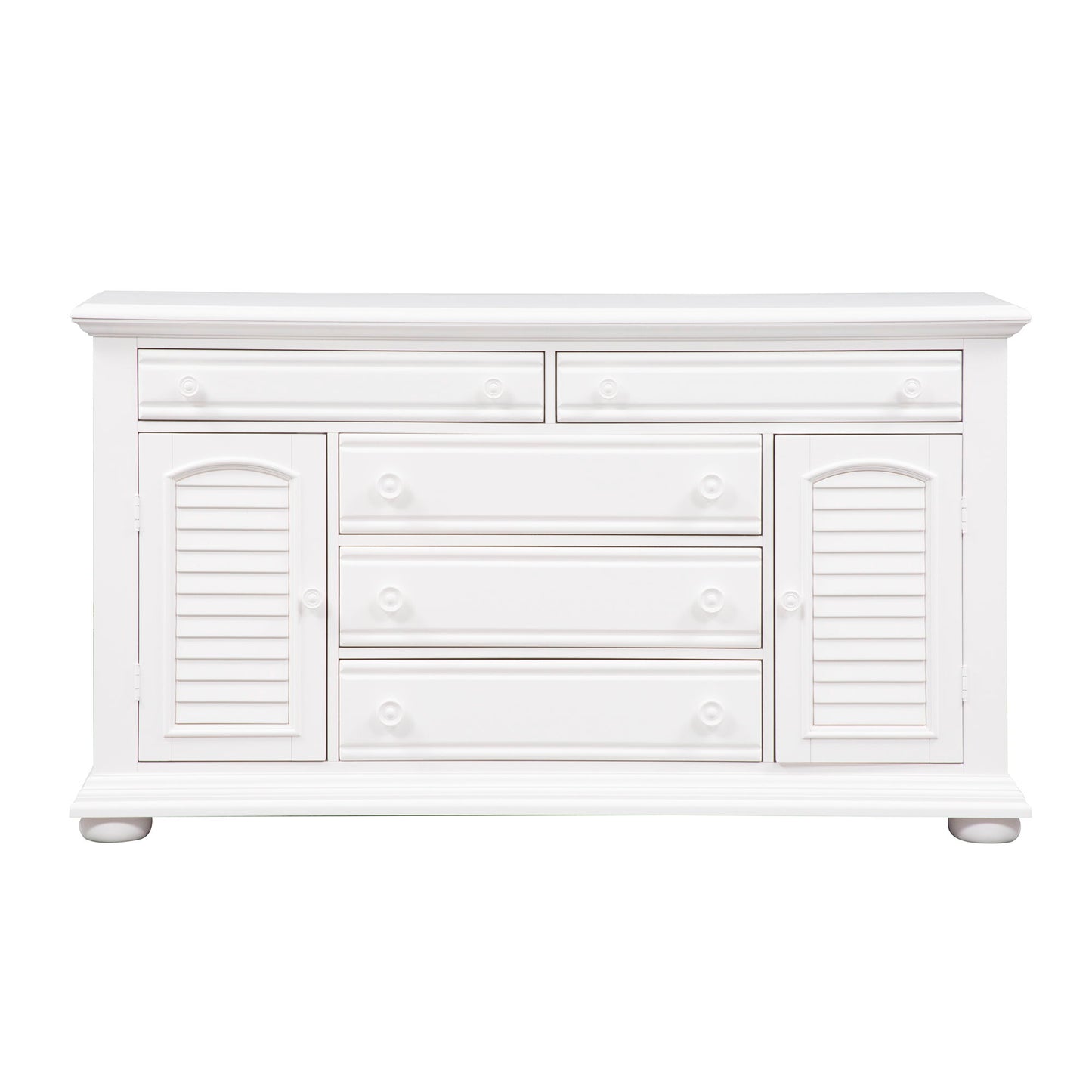 Summer House - 2 Door 5 Drawer Dresser - White - Hornell Furniture Outlet