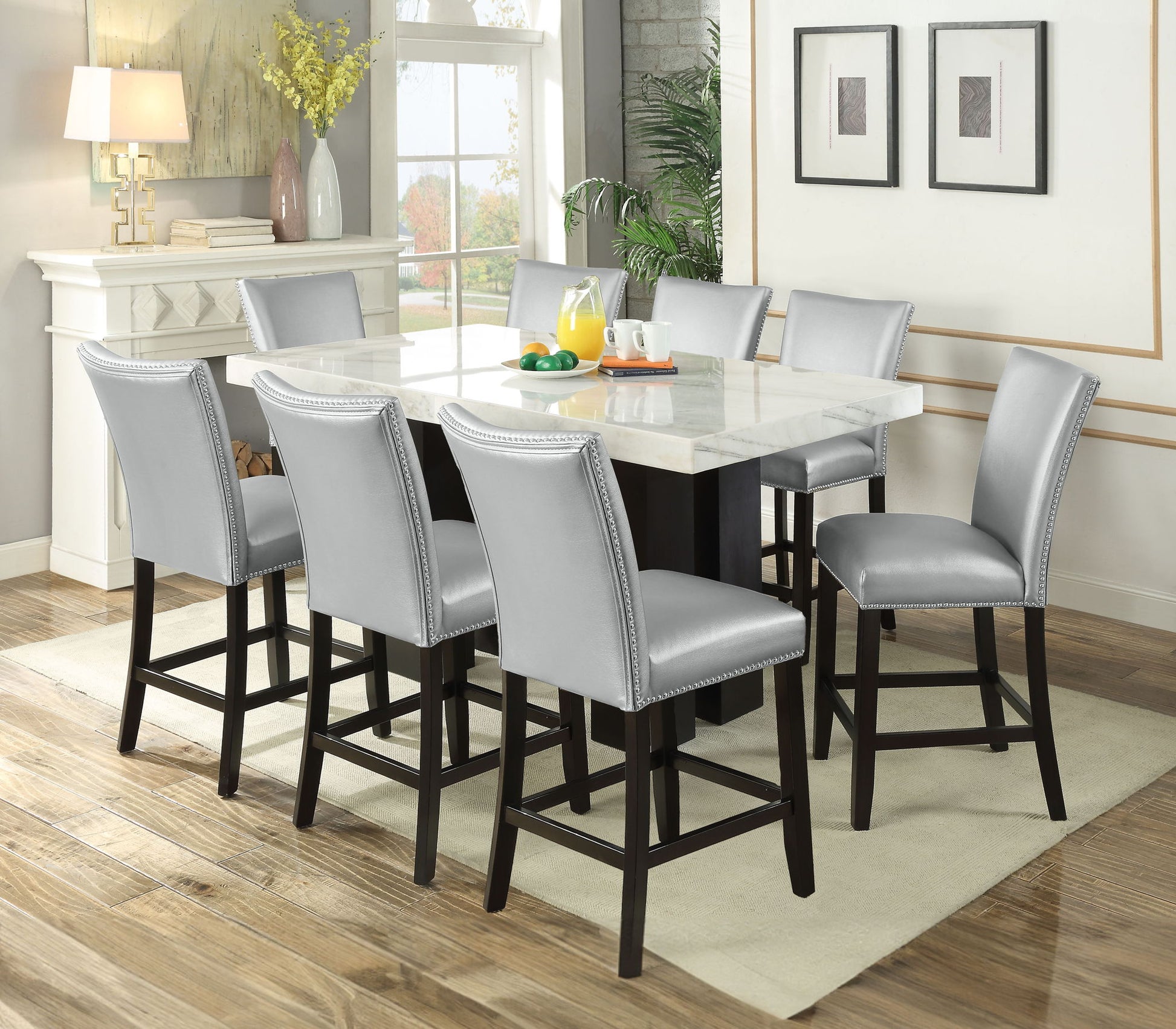Camila - Rectangular Counter Dining Set - Hornell Furniture Outlet