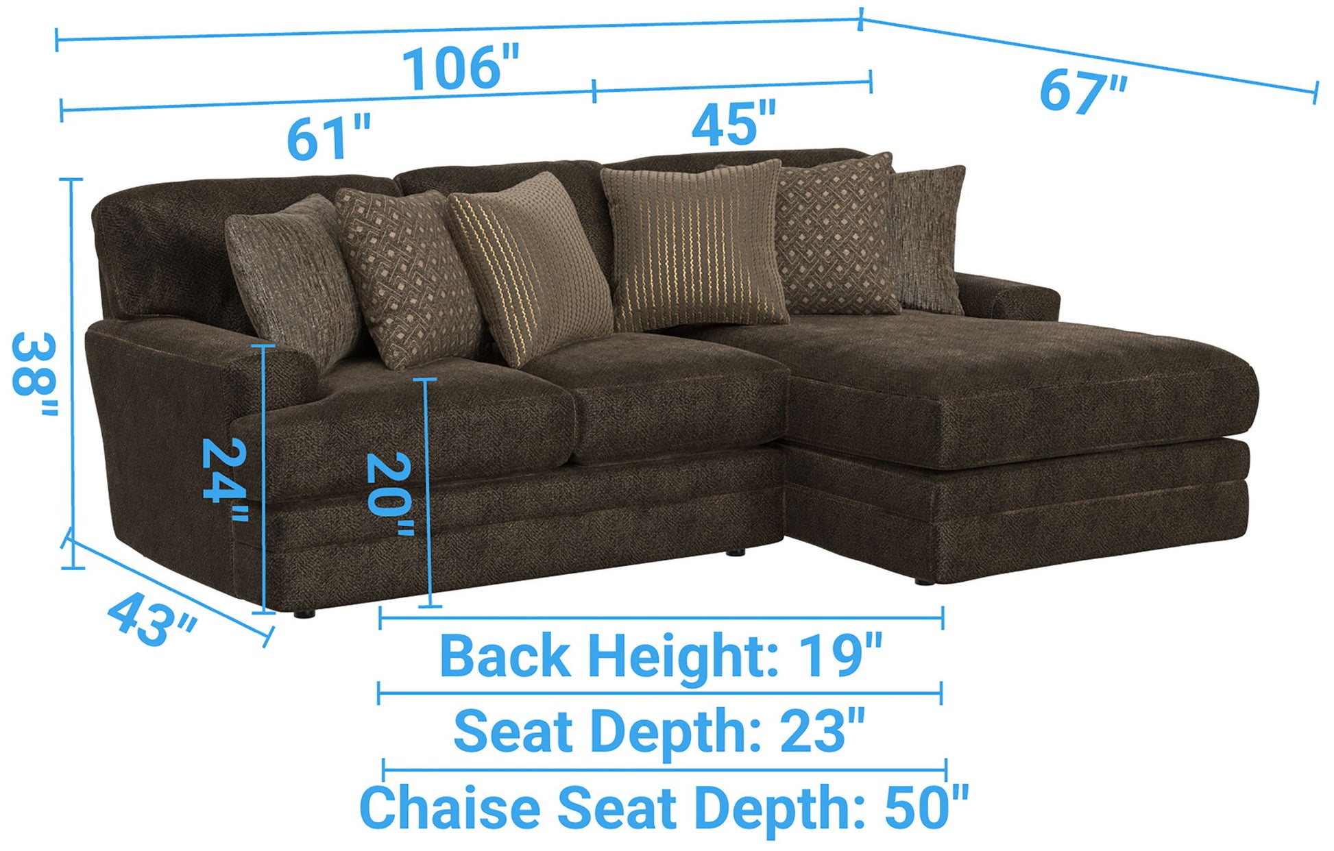 Mammoth - Sectional - Hornell Furniture Outlet