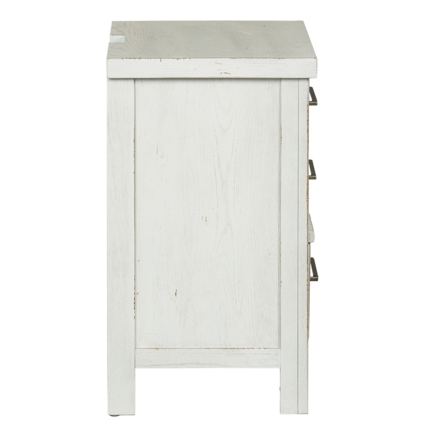 Modern Farmhouse - 3 Drawer Night Stand - Hornell Furniture Outlet