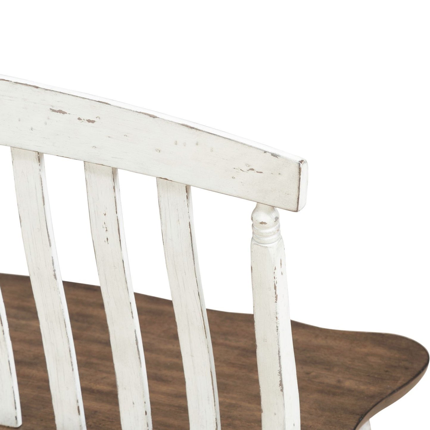 Al Fresco - Slat Back Bench (RTA) - White - Hornell Furniture Outlet