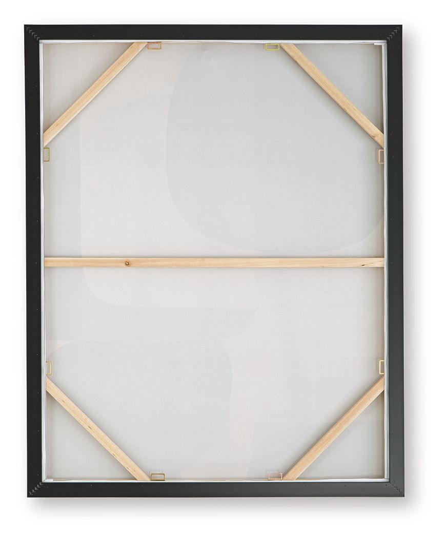 Kesleigh - Black / White - Wall Art - Hornell Furniture Outlet