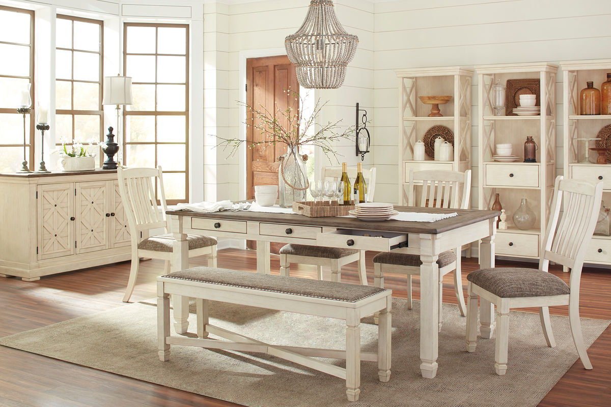 Bolanburg - Rectangular Dining Table Set - Hornell Furniture Outlet