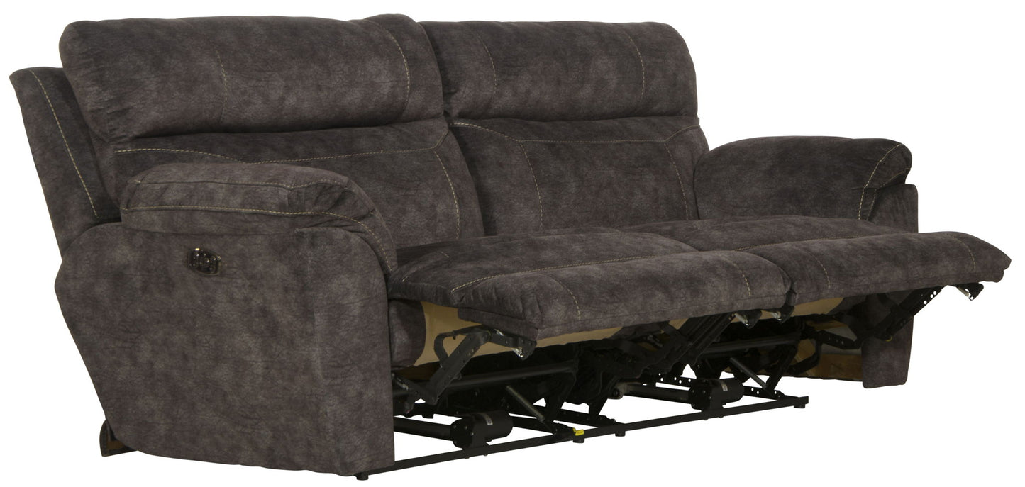 Sedona - Power Headrest With Lumbar Lay Flat Reclining Sofa - Hornell Furniture Outlet