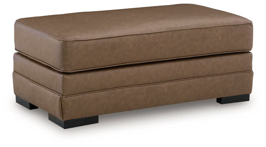 VillaCourt - Caramel - Ottoman - Hornell Furniture Outlet