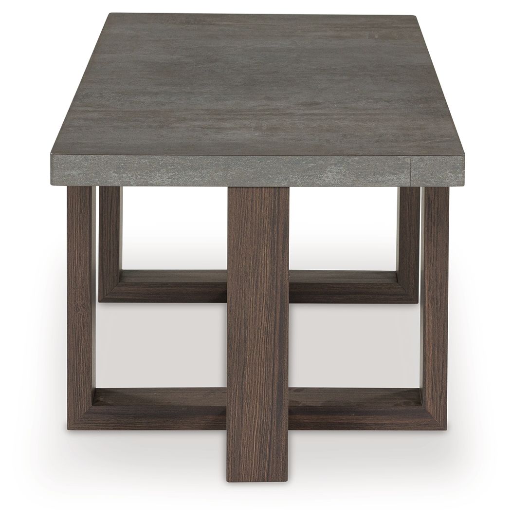 Dynnford - Gray / Brown - Occasional Table Set (Set of 3) - Hornell Furniture Outlet