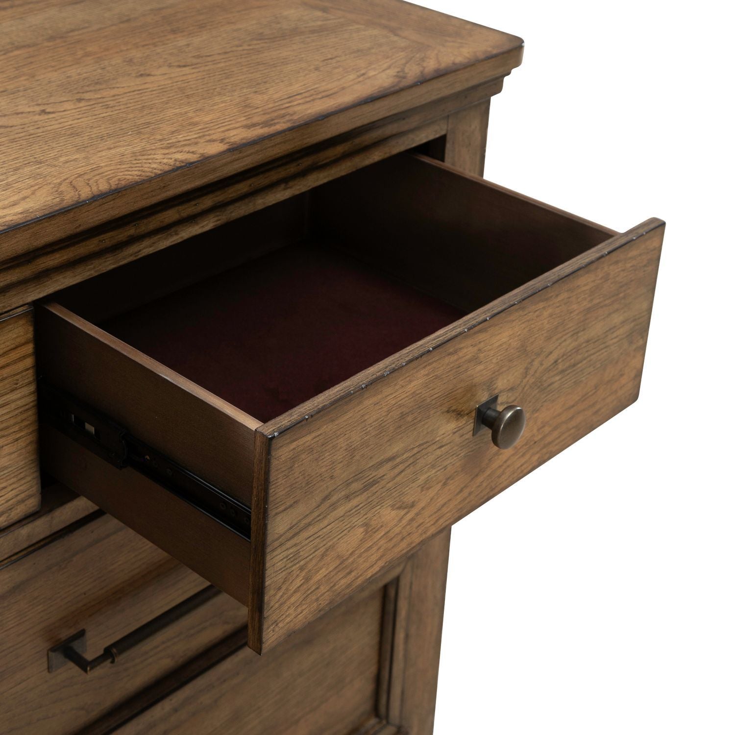 Carolina Park - 7 Drawer Dresser - Brown - Hornell Furniture Outlet