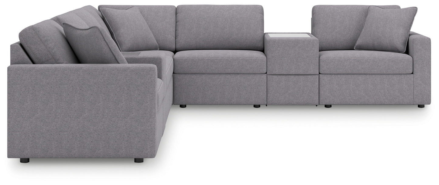 Modmax - Granite - Sectional - Hornell Furniture Outlet