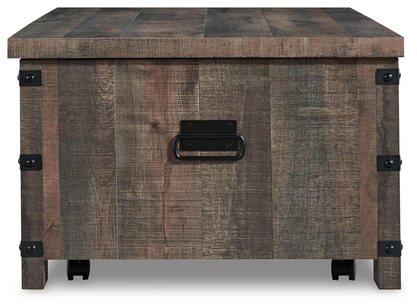 Hollum - Rustic Brown - Lift Top Cocktail Table - Hornell Furniture Outlet