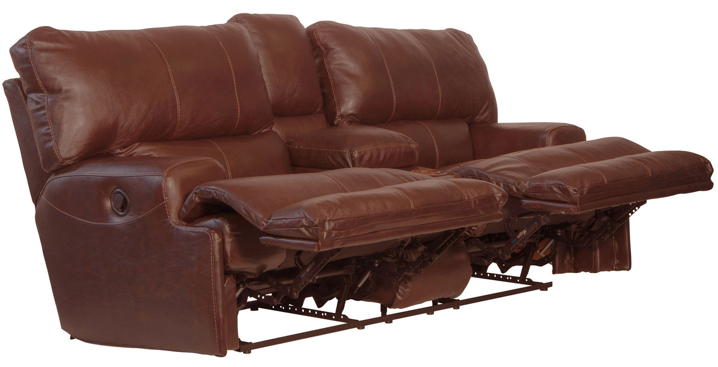 Wembley - Lay Flat Reclining Console Loveseat - Hornell Furniture Outlet