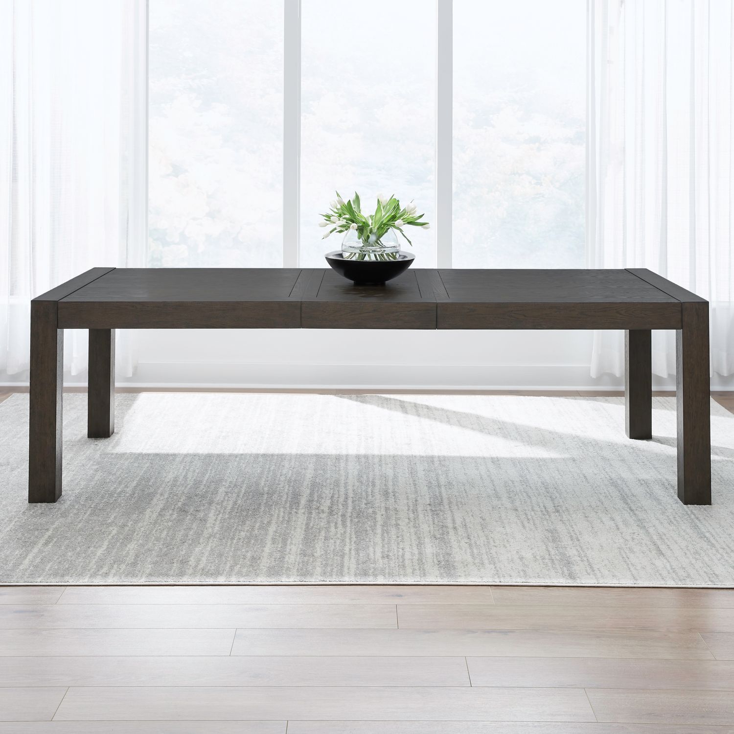 Cascade Falls - Rectangular Leg Table - Brown - Hornell Furniture Outlet