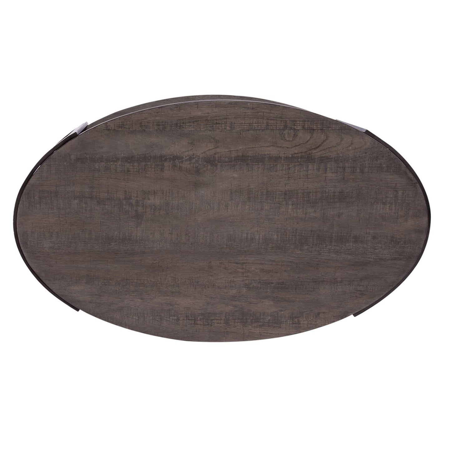 Modern View - Oval Cocktail Table - Dark Gray - Hornell Furniture Outlet