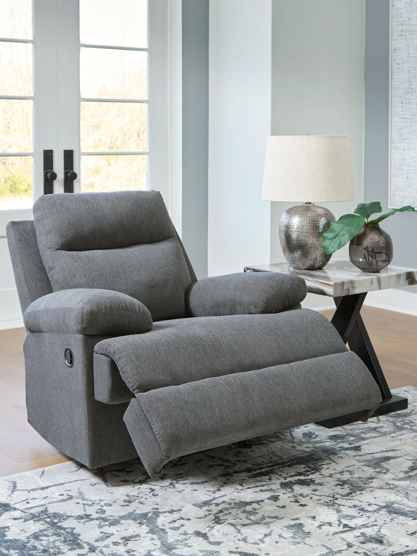 Side - Swipe - Rocker Recliner - Hornell Furniture Outlet