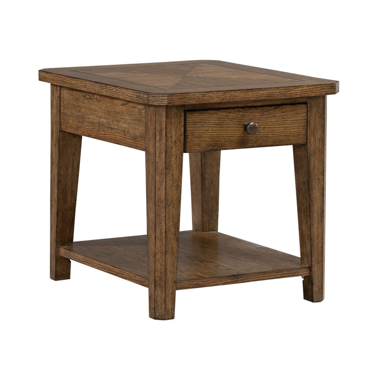 Carolina Park - End Table - Brown - Hornell Furniture Outlet