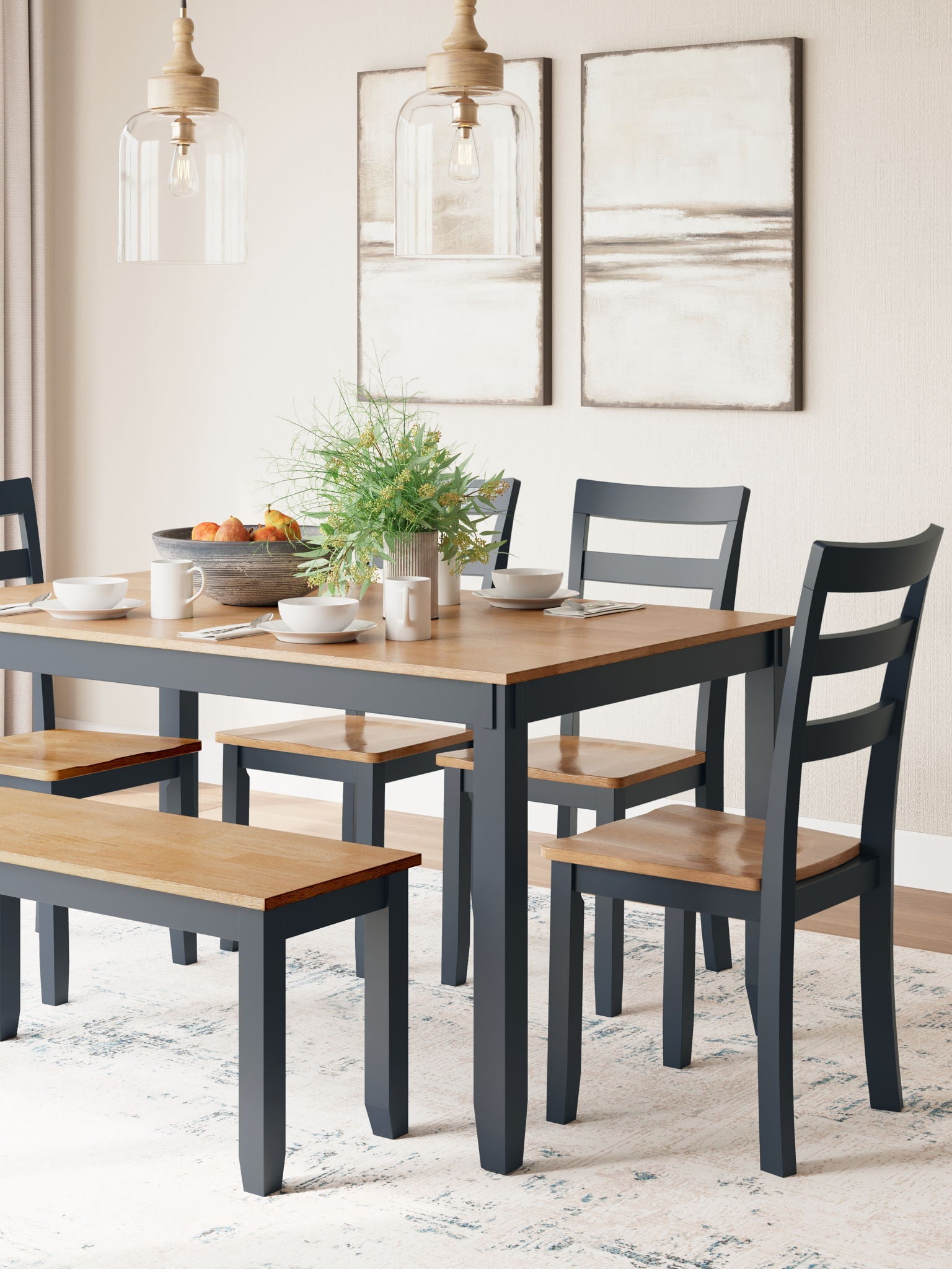 Gesthaven - Dining Room Table Set - Hornell Furniture Outlet