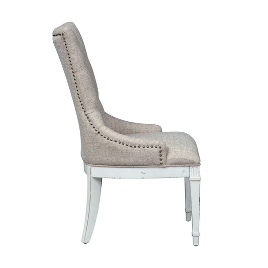 Abbey Park - Hostess Chair - White - Hornell Furniture Outlet