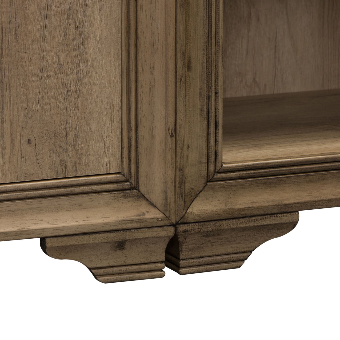 Sun Valley - Entertainment Center With Piers - Light Brown - Hornell Furniture Outlet