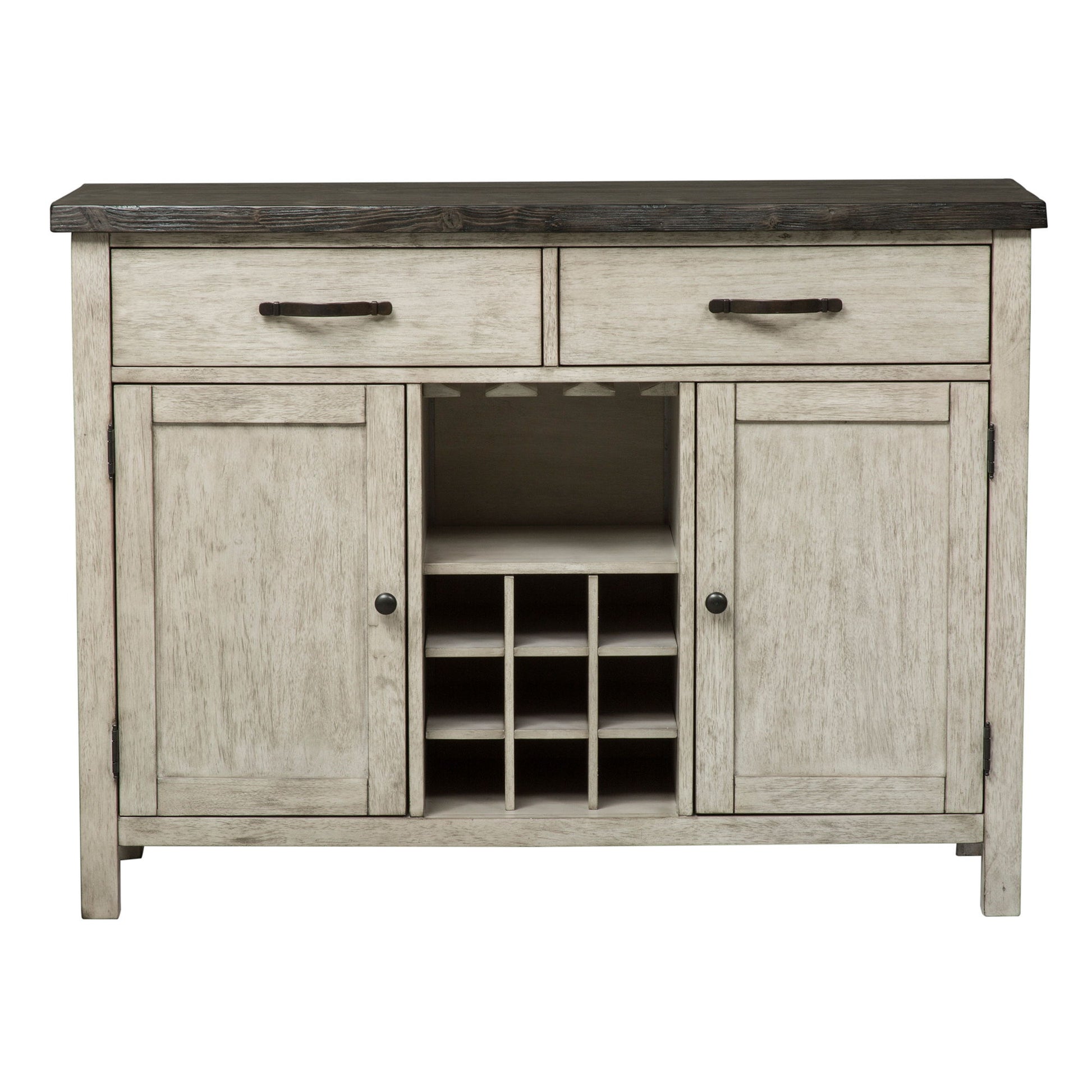 Willowrun - Sideboard - Rustic White - Hornell Furniture Outlet
