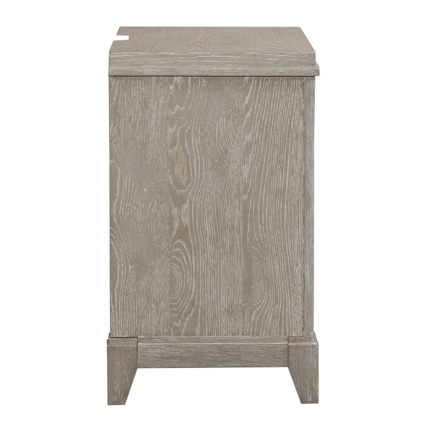 Belmar - 3 Drawer Nightstand - Washed Taupe - Hornell Furniture Outlet