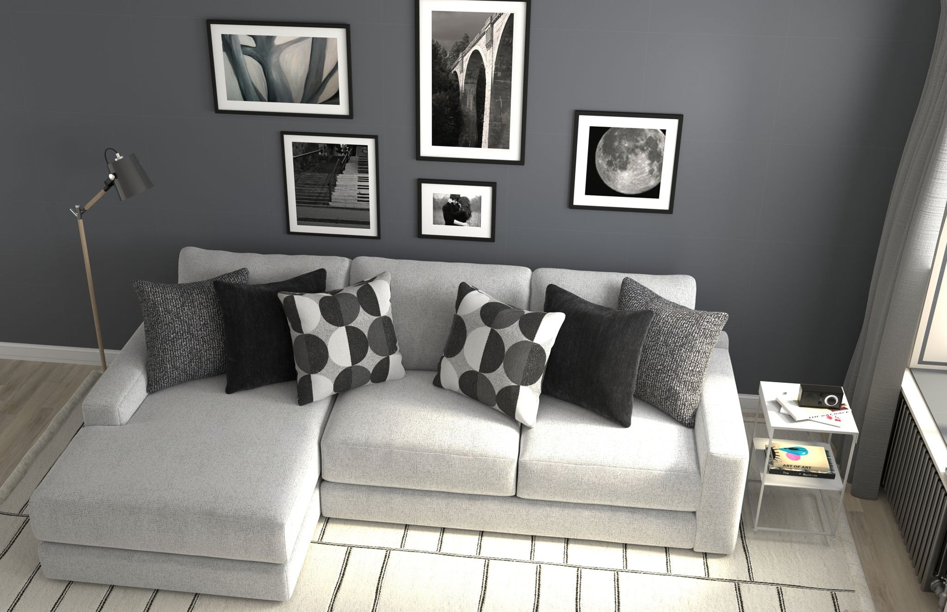 Arlo - Oversized Sofa Chaise - Hornell Furniture Outlet