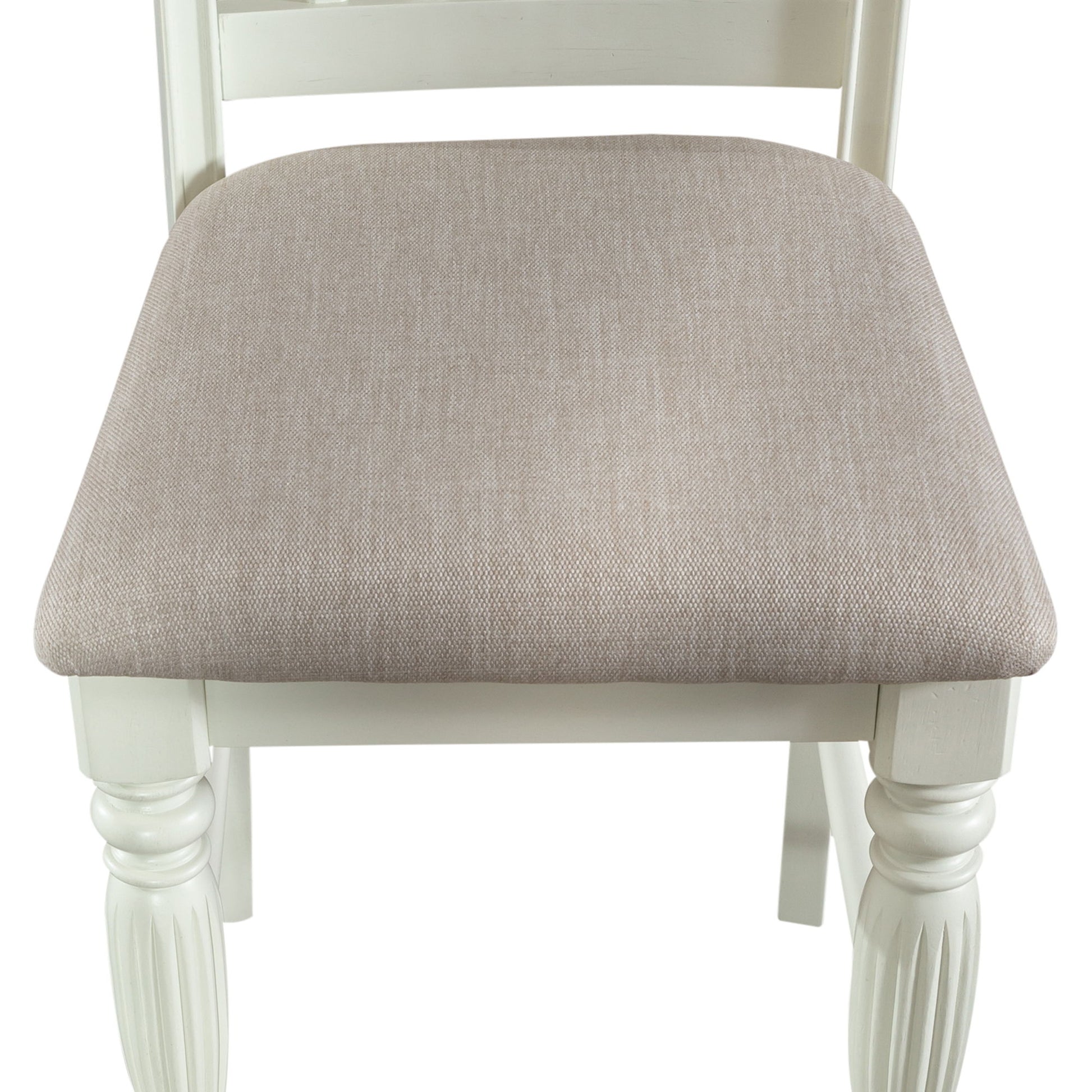 Cumberland Creek - Slat Back Counter Chair - White - Hornell Furniture Outlet