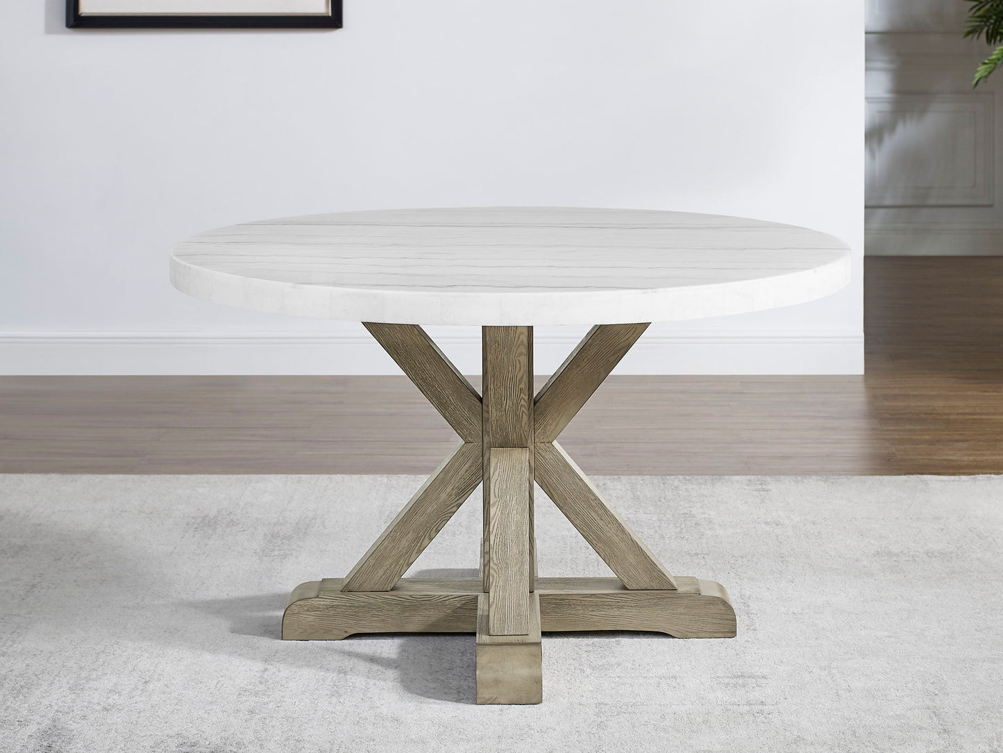 Carena - Round Table - Brown - Hornell Furniture Outlet