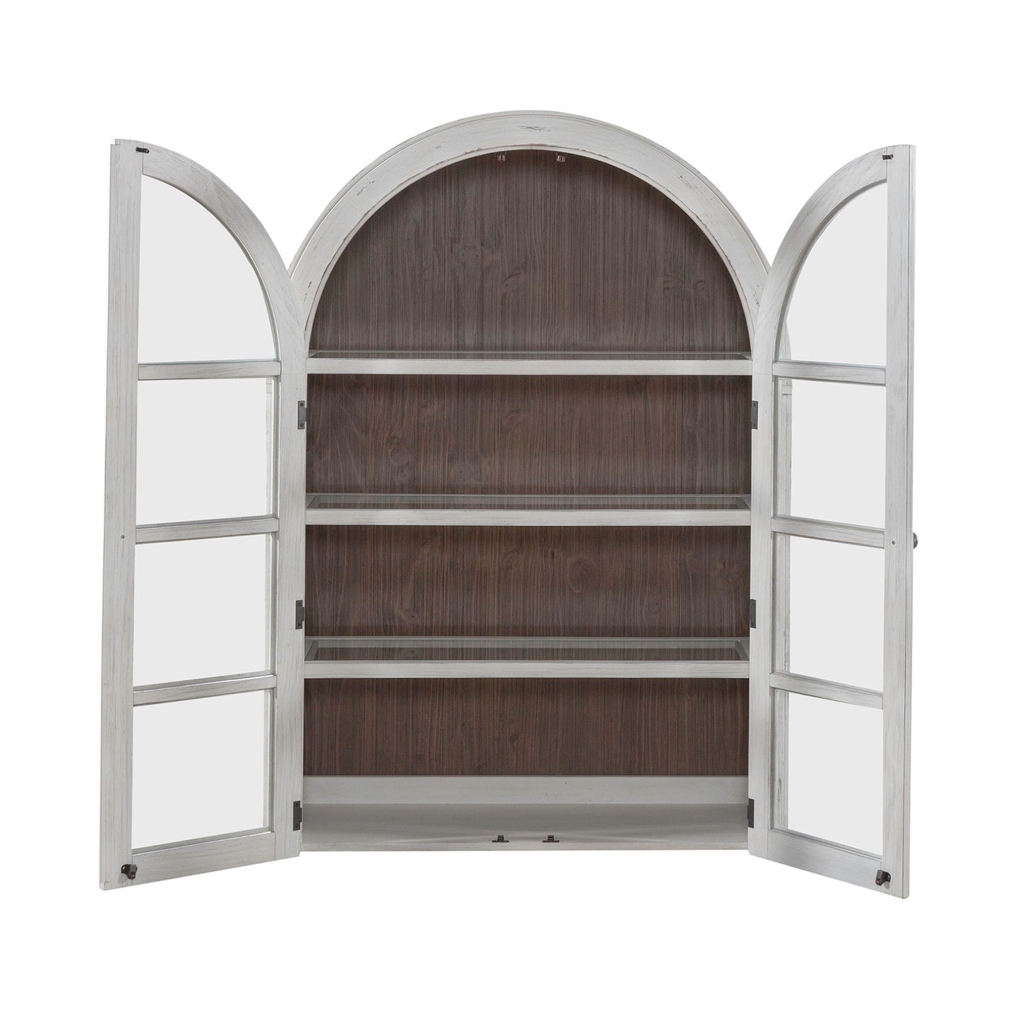 River Place - Curio Hutch - White - Hornell Furniture Outlet