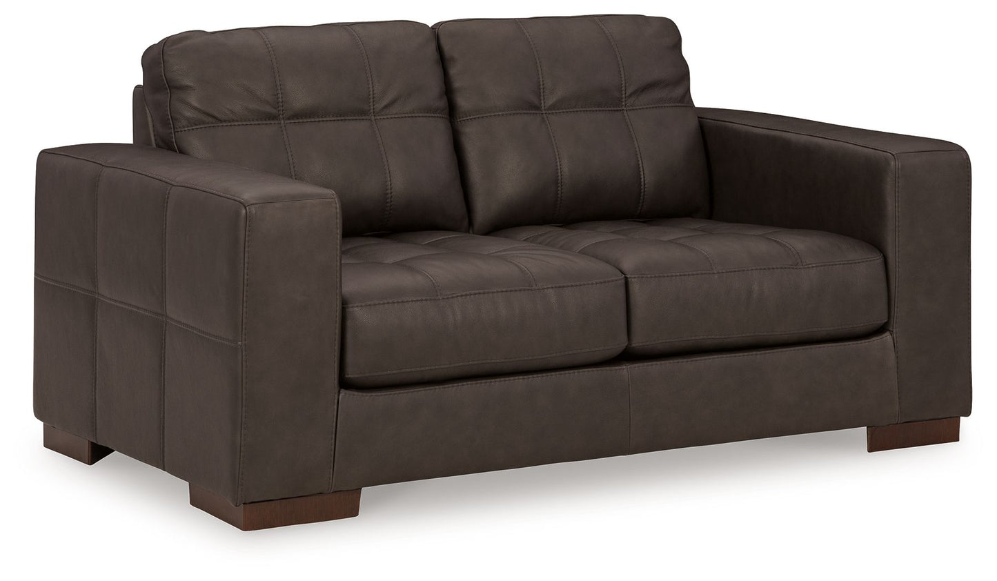 Luigi - Thunder - Loveseat - Hornell Furniture Outlet