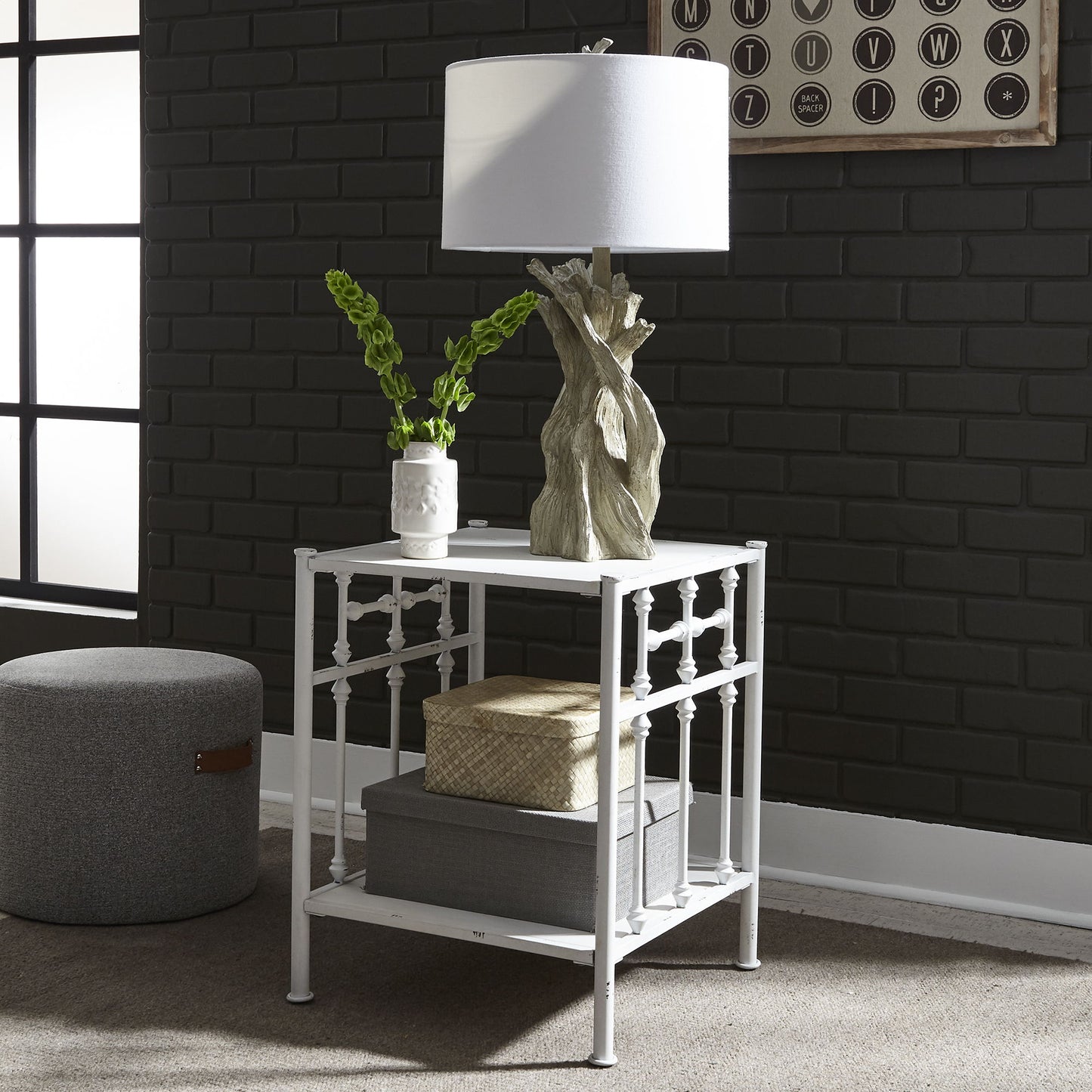 Vintage Series - Open Night Stand - Hornell Furniture Outlet