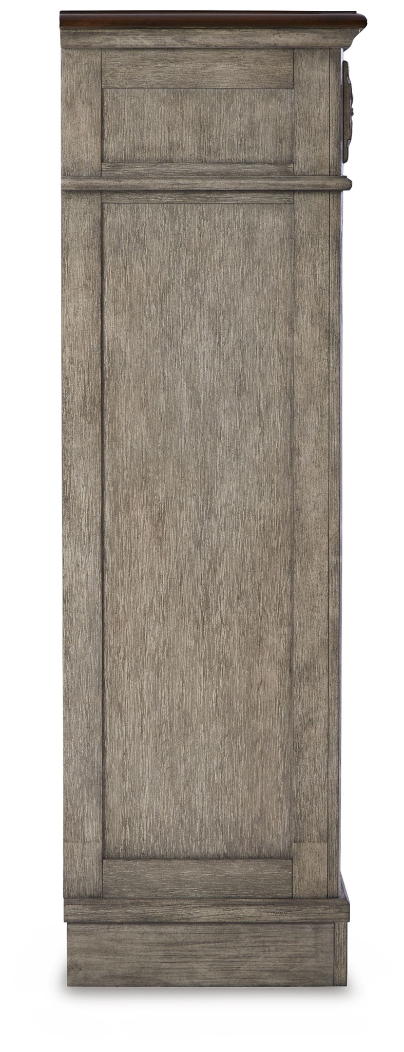 Lodenbay - Antique Gray - Five Drawer Chest - Hornell Furniture Outlet