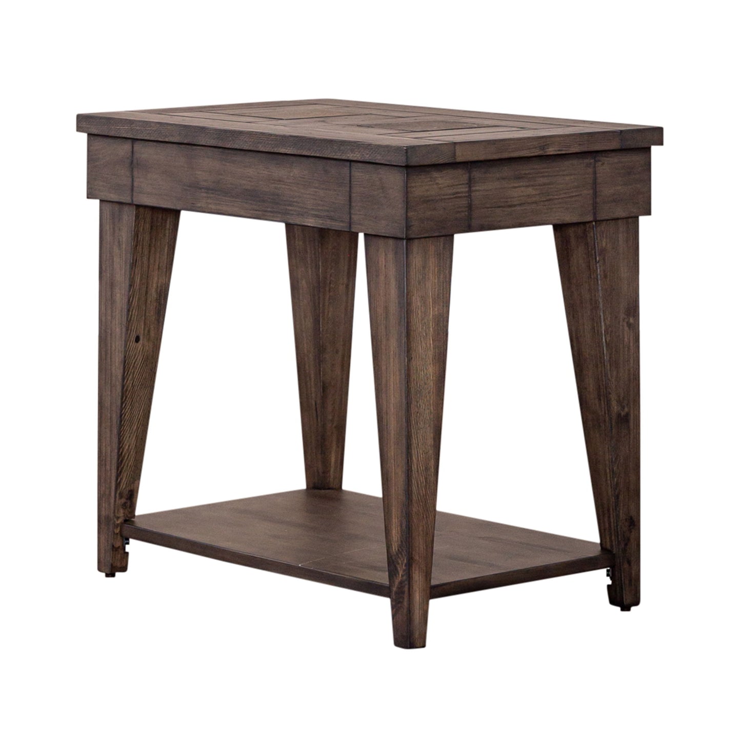 Arrowcreek - Chair Side Table - Dark Brown - Hornell Furniture Outlet