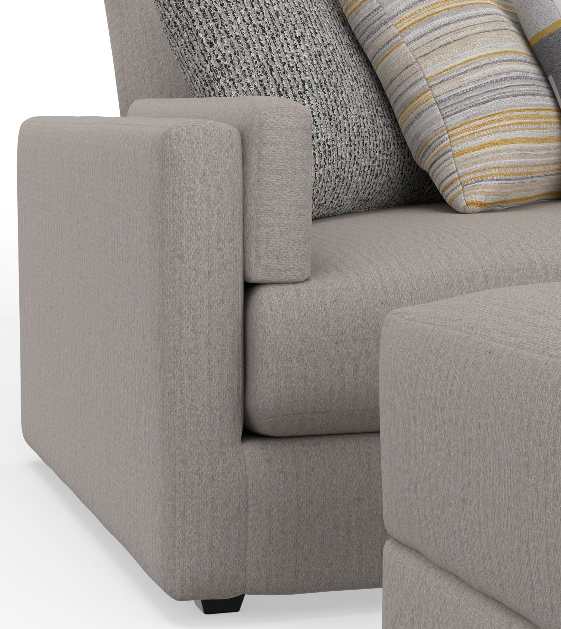 Trevor - Extra Deep Oversized Sofa With Included Storage Cocktail Ottoman - Hornell Furniture Outlet