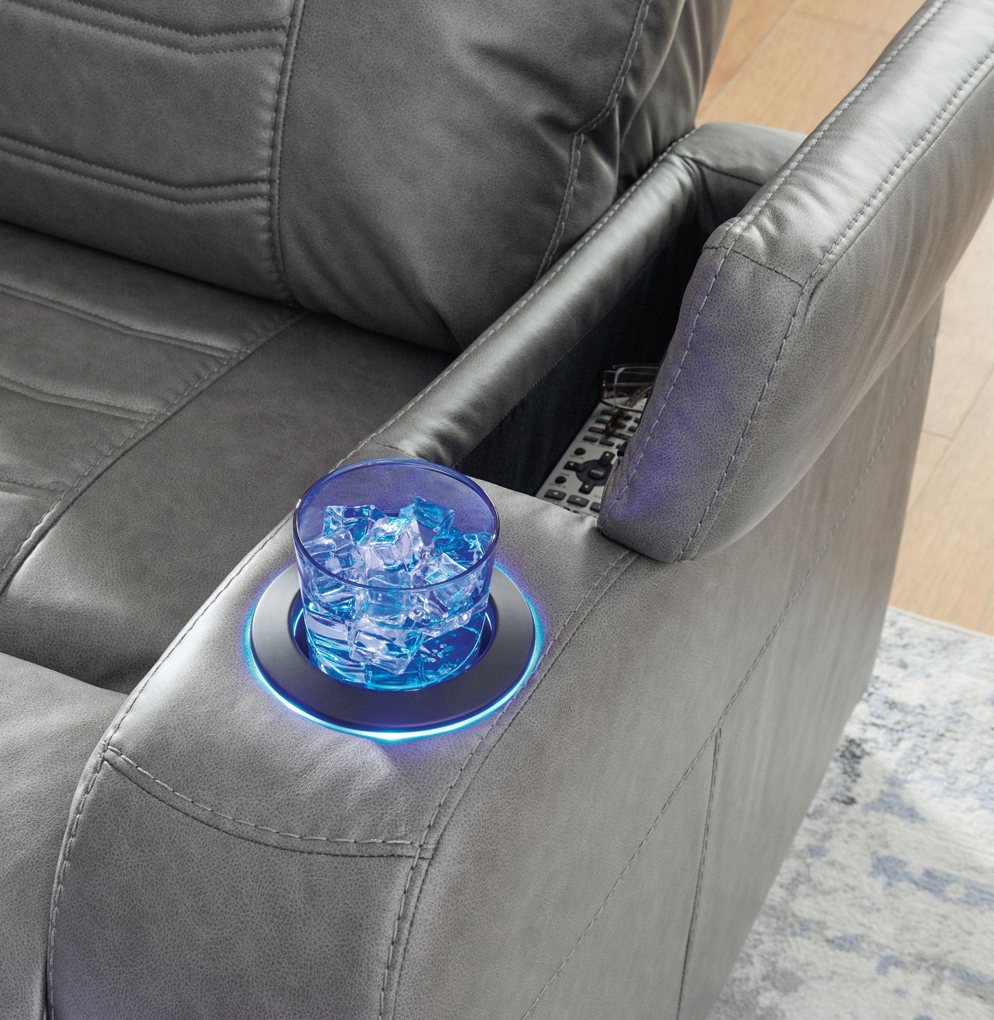 Schooner Rocks - Power Recliner / Adj Headrest - Hornell Furniture Outlet