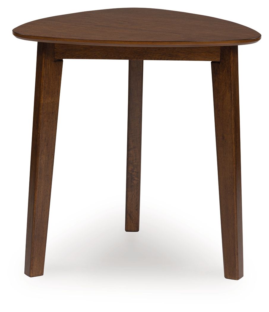 Lyncott - Brown - Occasional Wood Table Set (Set of 3) - Hornell Furniture Outlet