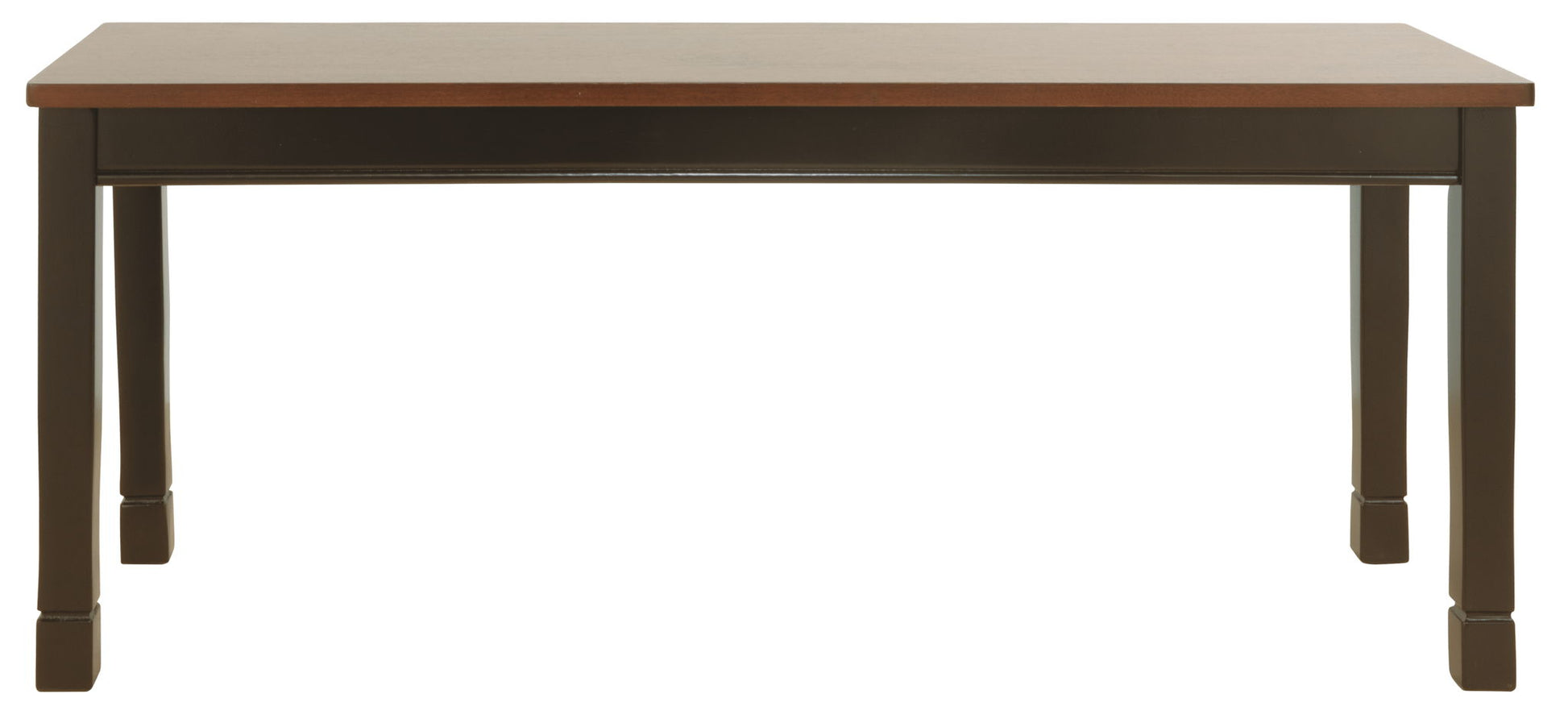 Owingsville - Black / Brown - Large Dining Room Bench - Hornell Furniture Outlet