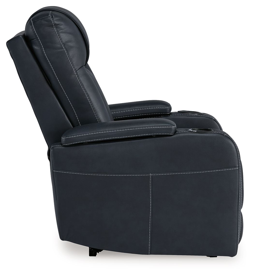 Feazada - Power Recliner With Adj Headrest - Hornell Furniture Outlet