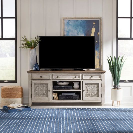 Heartland - Tile TV Console - Hornell Furniture Outlet