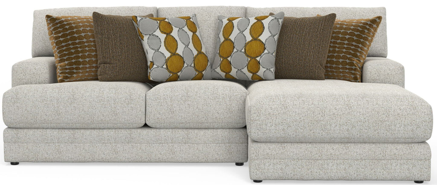 Tori - Sectional With Comfort Coil Seating And Accent Pillows Included - Hornell Furniture Outlet