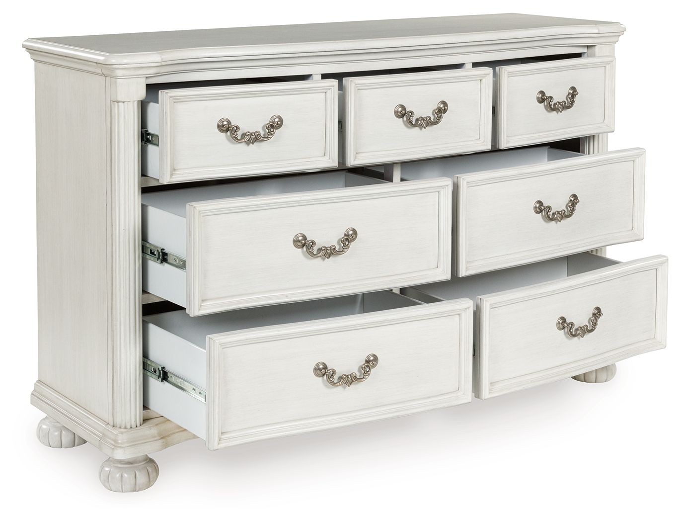 Montelaine - Antique White - Dresser - Hornell Furniture Outlet