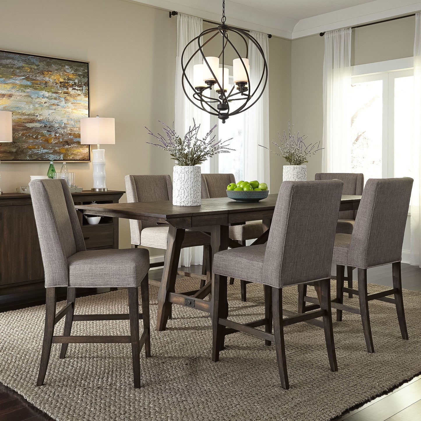 Double Bridge - Gathering Dining Table Set - Hornell Furniture Outlet