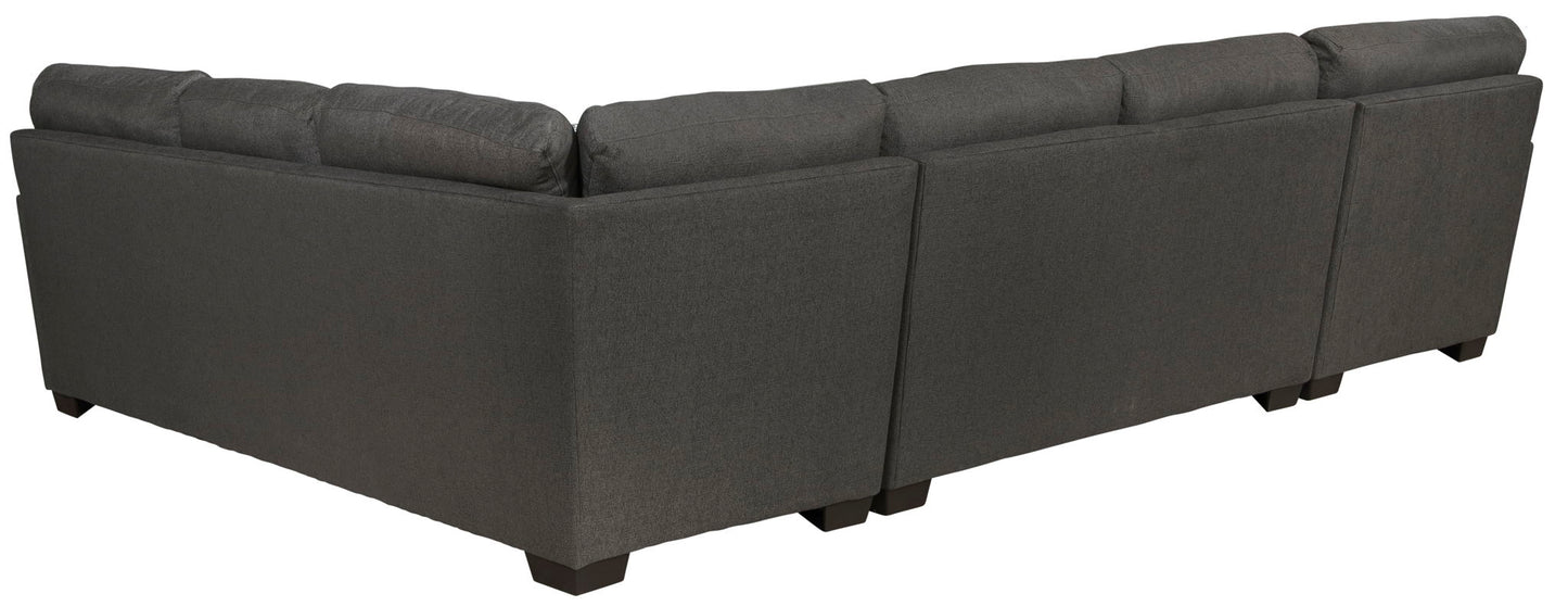 Crawford - Sectional With Cocktail Ottoman - Hornell Furniture Outlet