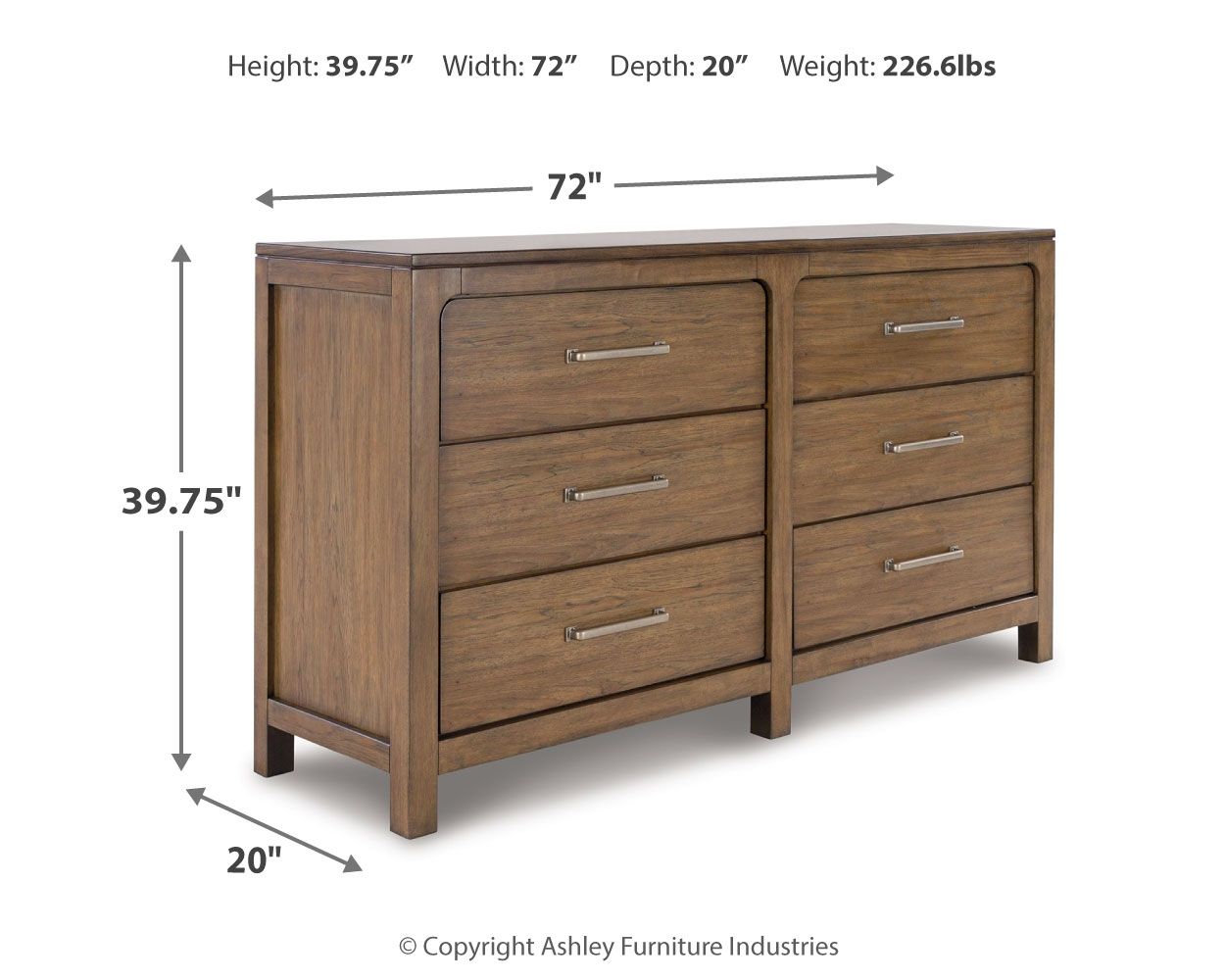 Cabalynn - Light Brown - Dresser - Hornell Furniture Outlet